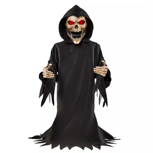 Screaming Reaper Pop-Up Animatronic - detail view
