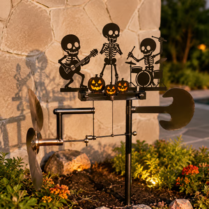 Halloween Skeleton Drummer Wind Spinner - Buy 1, Buy 2