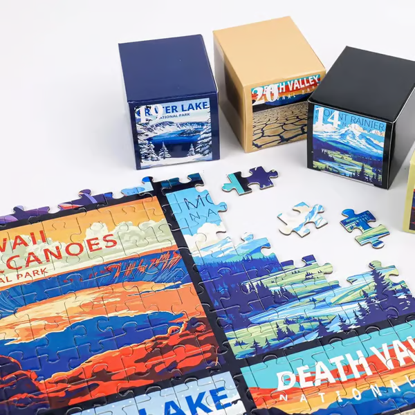 National park landscape artwork from the 1000-piece puzzle