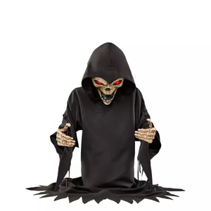 Screaming Reaper Pop-Up Animatronic - detail view